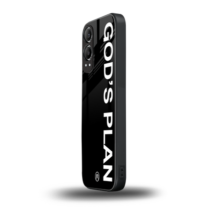 god's plan back phone cover | glass case for oneplus nord ce 4 lite