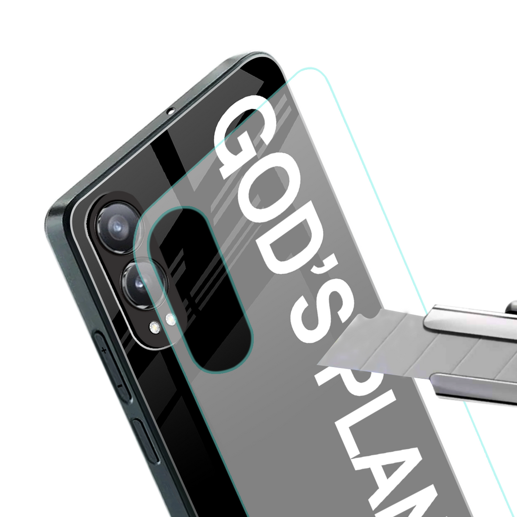 god's plan back phone cover | glass case for oneplus nord ce 4 lite