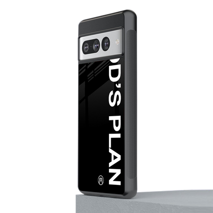 god's plan back phone cover | glass case for google pixel 7 pro
