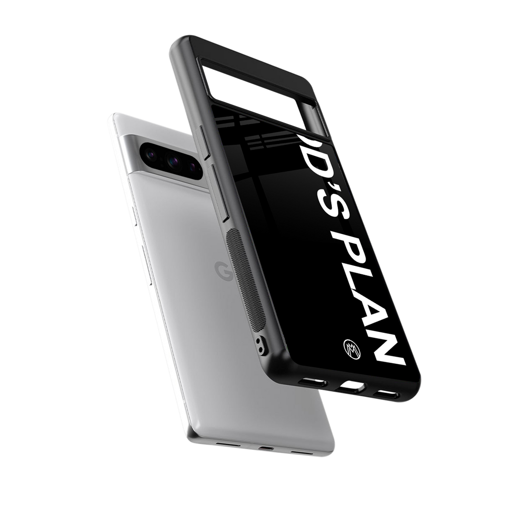 god's plan back phone cover | glass case for google pixel 8 pro