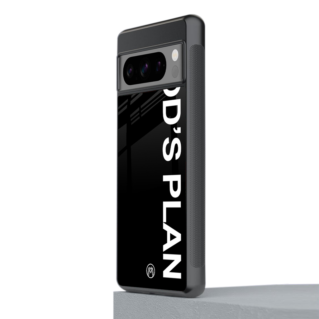 god's plan back phone cover | glass case for google pixel 8 pro
