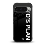 god's plan back phone cover | glass case for google pixel 9 pro