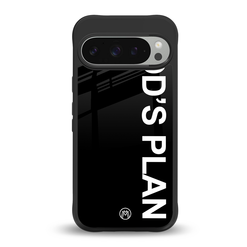 god's plan back phone cover | glass case for google pixel 9 pro xl