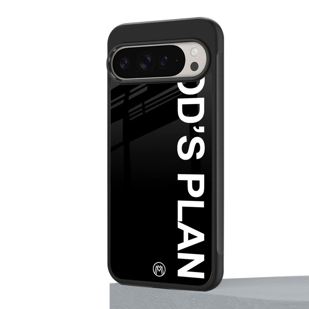 god's plan back phone cover | glass case for google pixel 9 pro