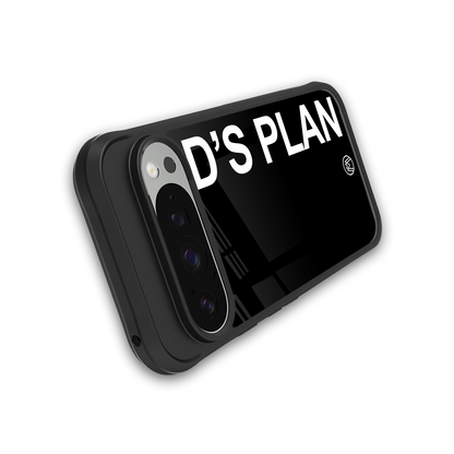 god's plan back phone cover | glass case for google pixel 9 pro xl