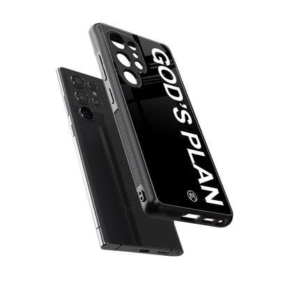 god's plan back phone cover | glass case for samsung galaxy s25 ultra