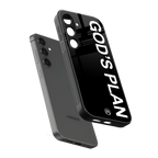 god's plan back phone cover | glass case for samsung galaxy s24