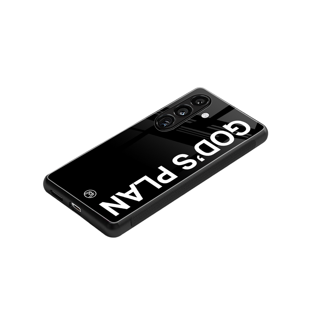 god's plan back phone cover | glass case for samsung galaxy s25 plus
