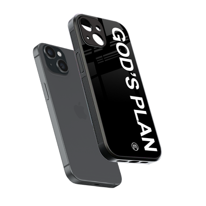 god's plan back phone cover | glass case for iphone 15