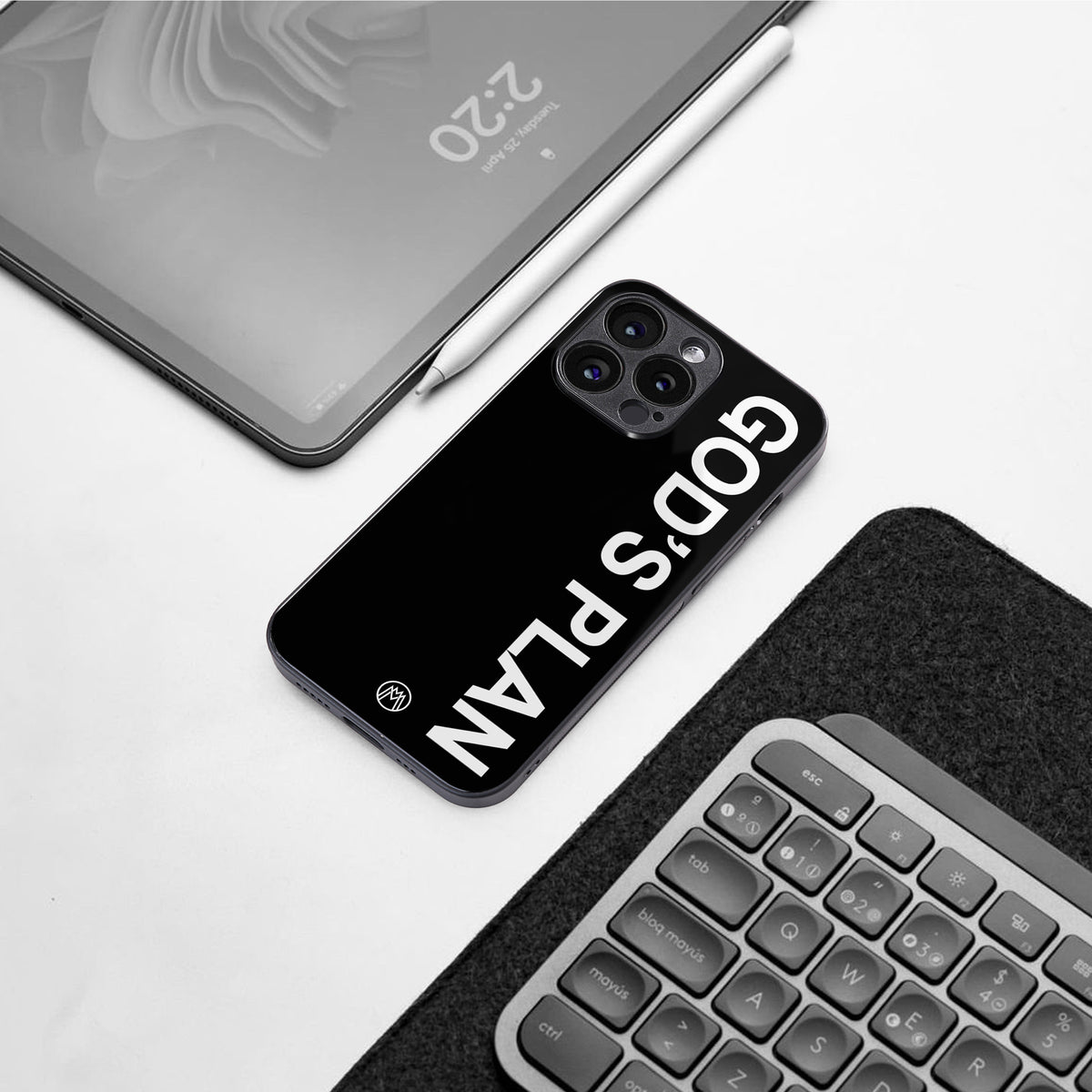 god's plan back phone cover | glass case for iphone 16 pro