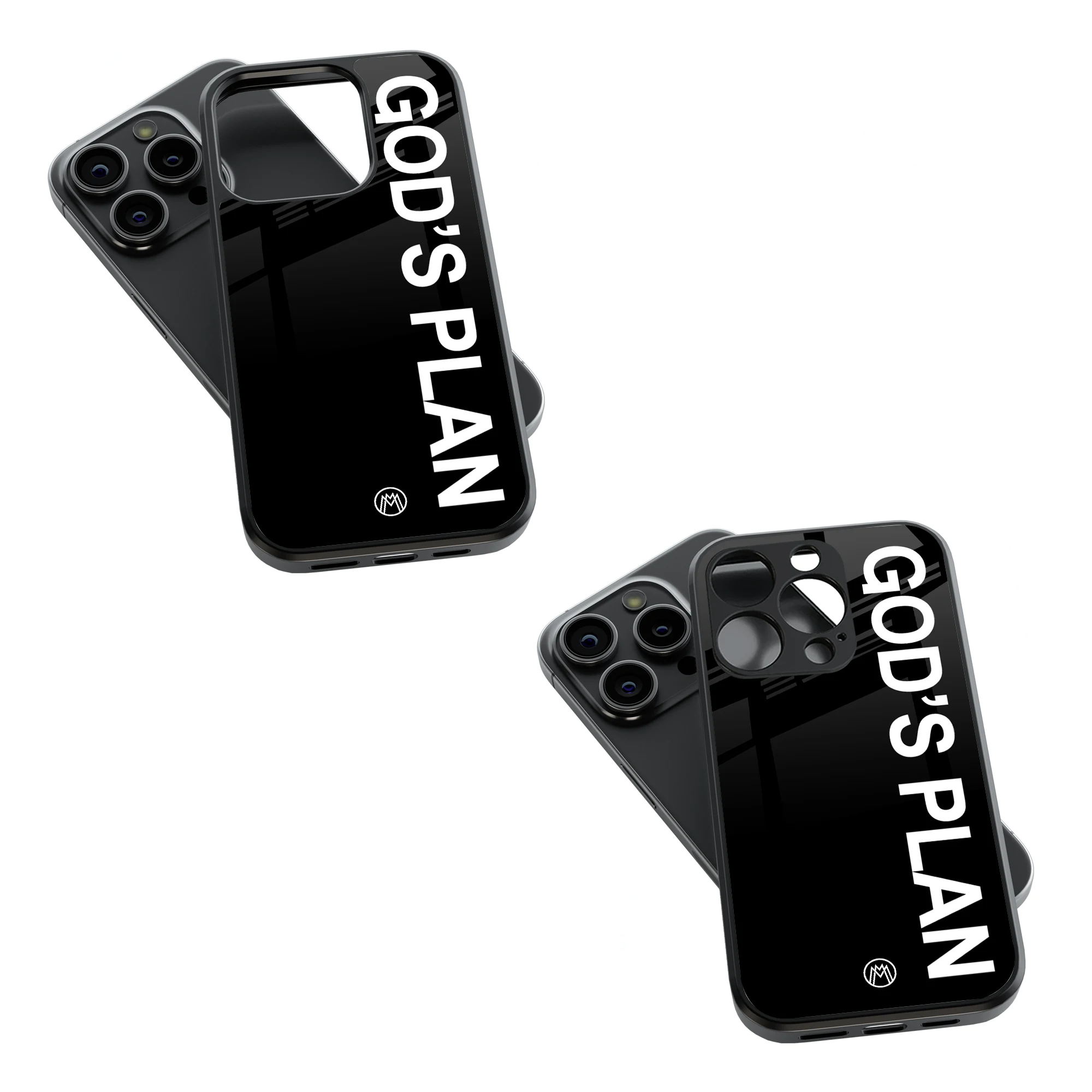 Trendy Glass Back Mobile Case for iPhone, Samsung, Redmi, OnePlus, Google Pixel, Motorola