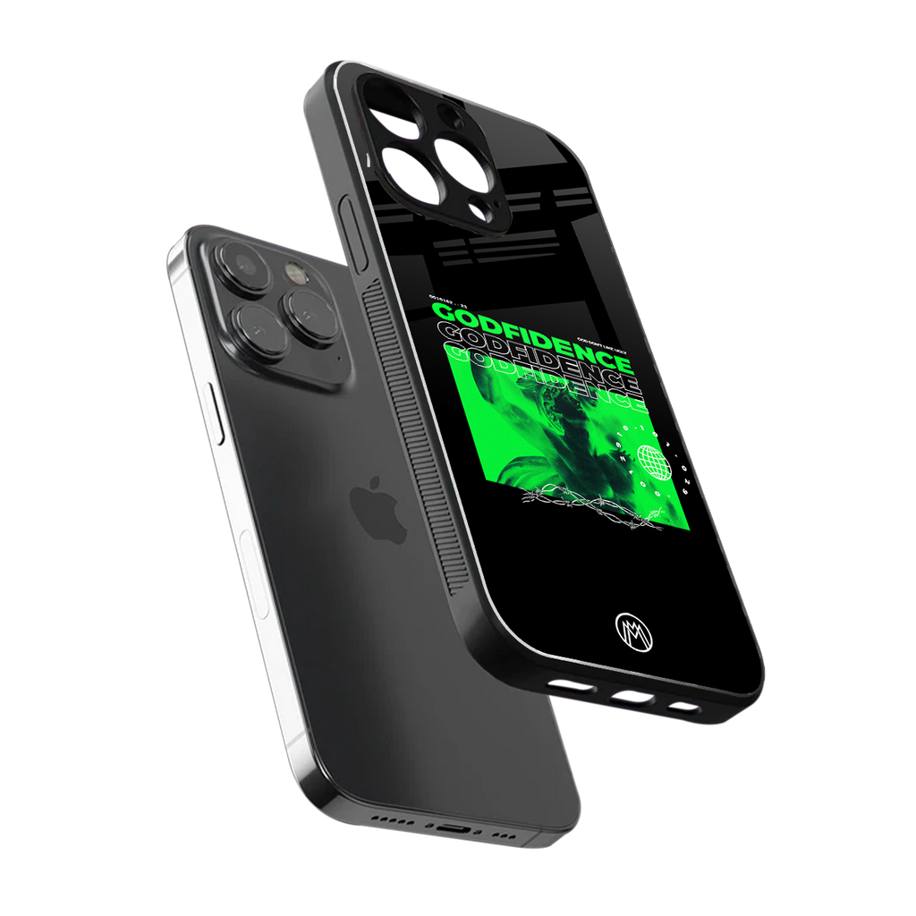 godfidence back phone cover | glass case for iphone 13 pro max