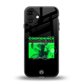godfidence back phone cover | glass case for iphone 16 plus