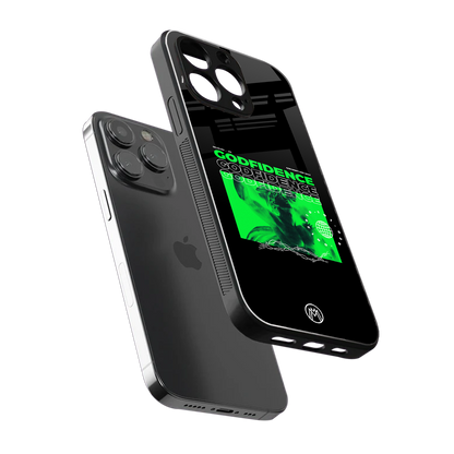 godfidence back phone cover | glass case for iphone 16 pro max