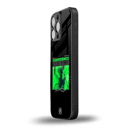 godfidence back phone cover | glass case for iphone 16 pro max