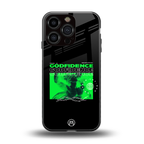 godfidence back phone cover | glass case for iphone 16 pro