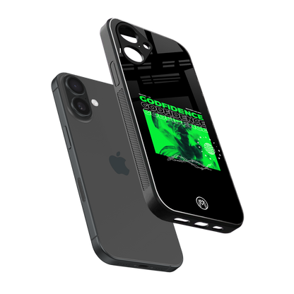 godfidence back phone cover | glass case for iphone 16