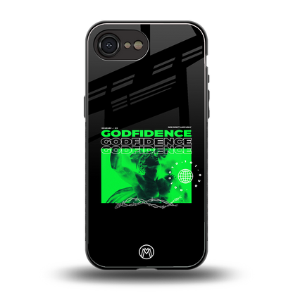 godfidence back phone cover | glass case for iphone 16e
