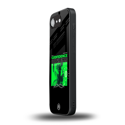 godfidence back phone cover | glass case for iphone 16e