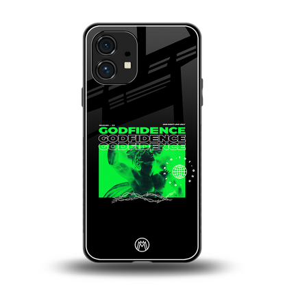 godfidence back phone cover | glass case for nothing phone 1