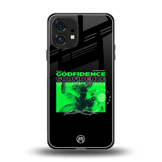 godfidence back phone cover | glass case for nothing phone 1