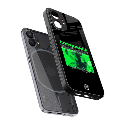 godfidence back phone cover | glass case for nothing phone 1