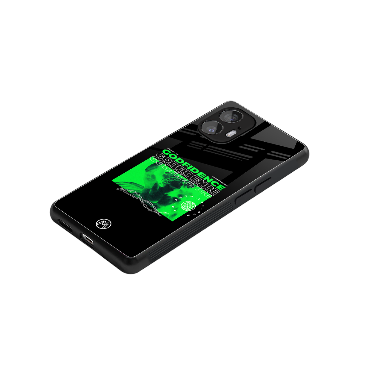 godfidence back phone cover | glass case for nothing phone 2