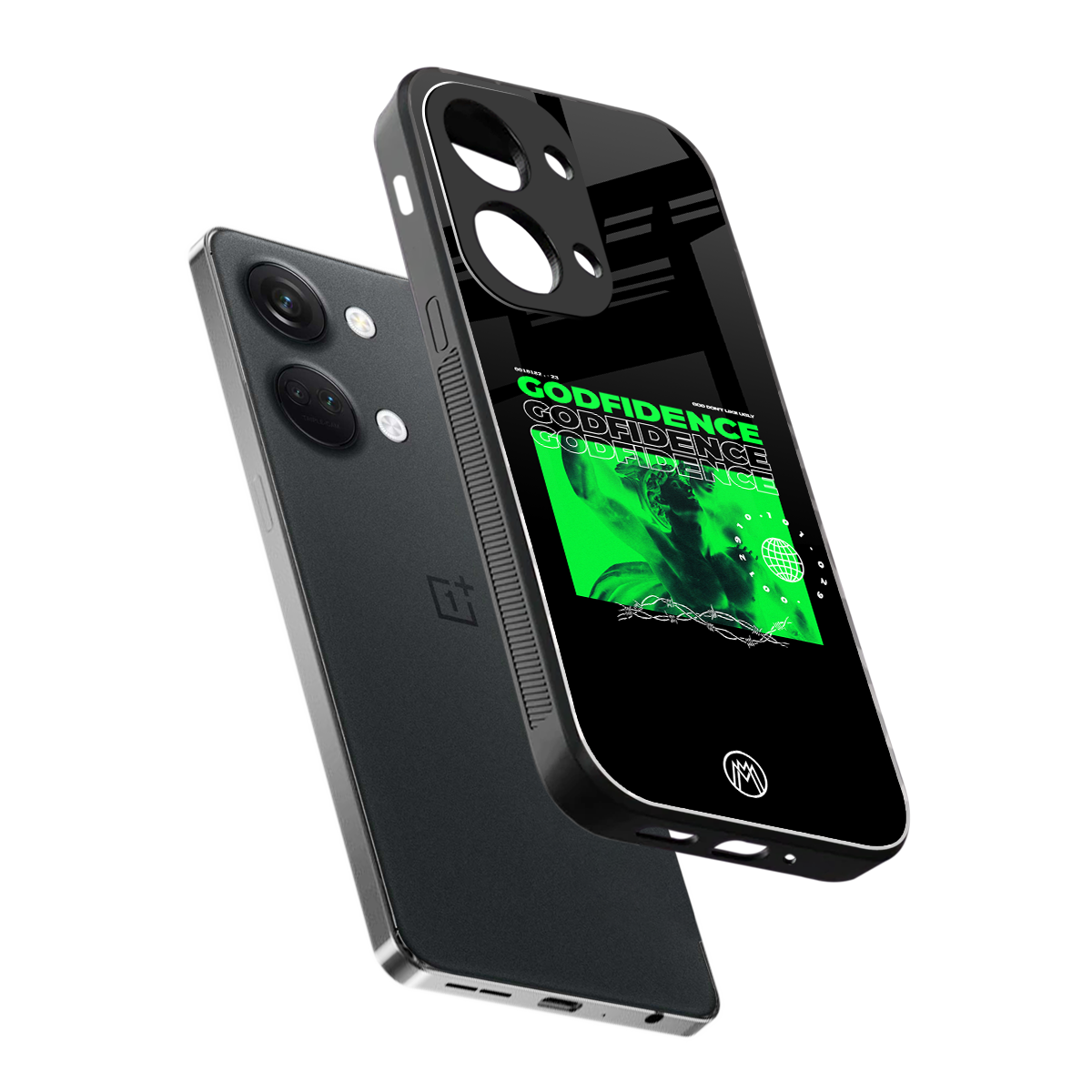 godfidence back phone cover | glass case for oneplus nord 3