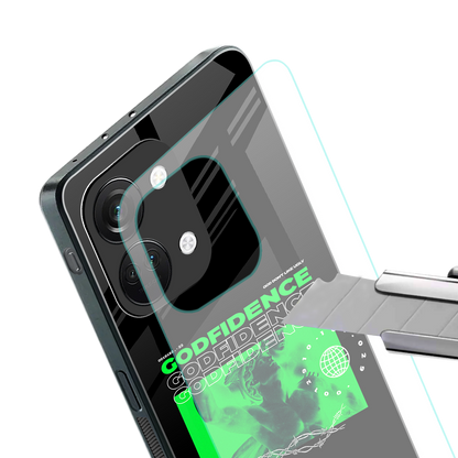 godfidence back phone cover | glass case for oneplus nord 3
