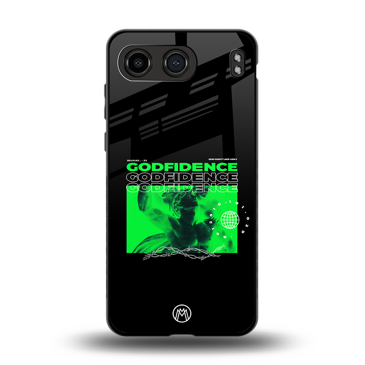 godfidence back phone cover | glass case for oneplus nord 4