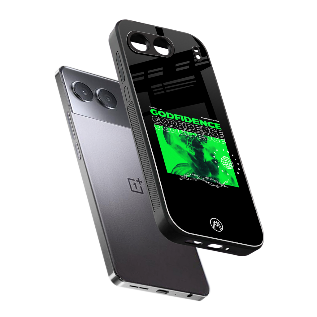 godfidence back phone cover | glass case for oneplus nord 4