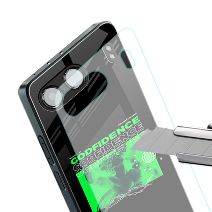 godfidence back phone cover | glass case for oneplus nord 4