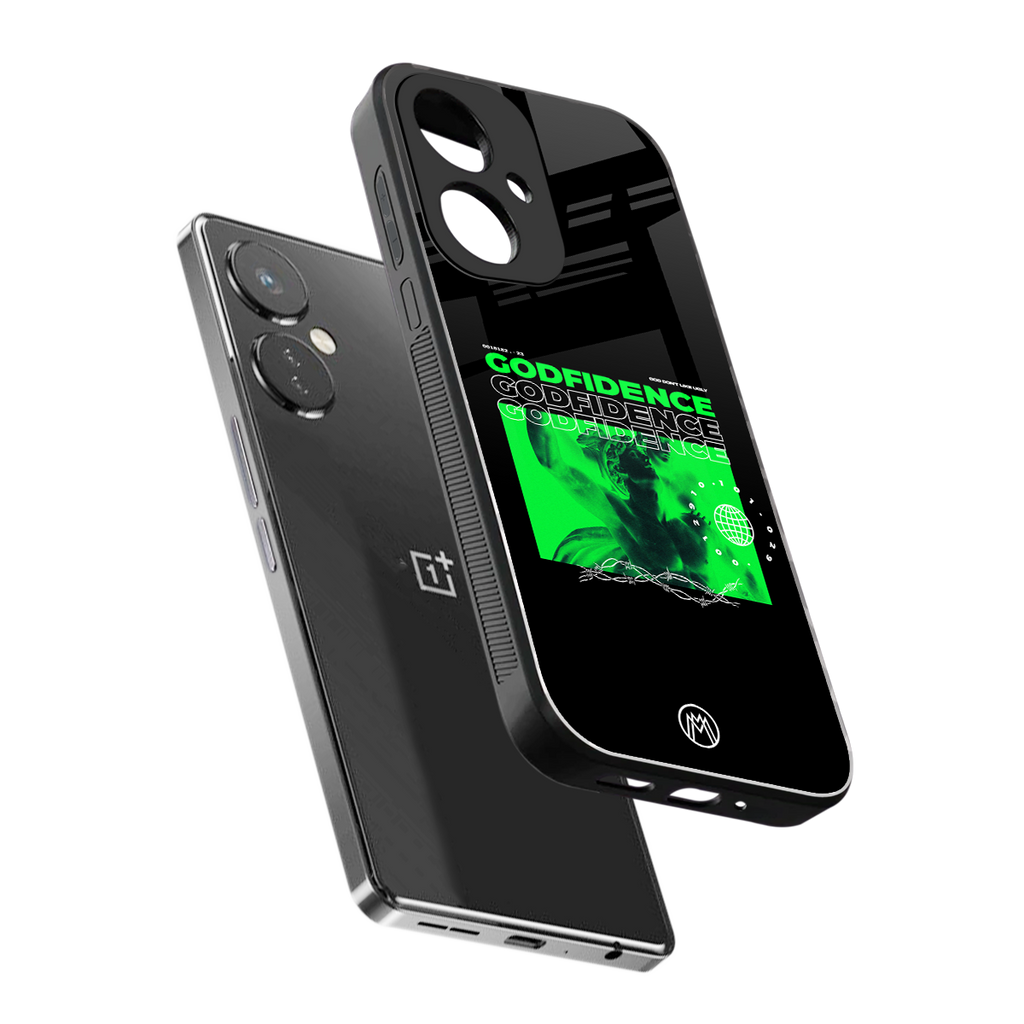 godfidence back phone cover | glass case for oneplus nord ce 3