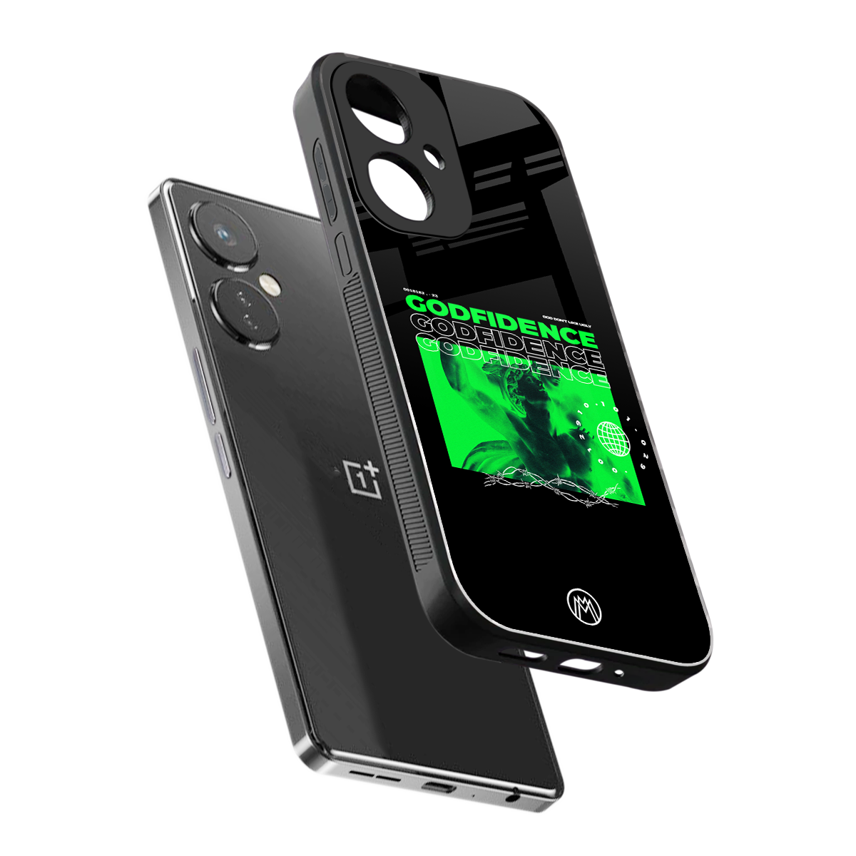 godfidence back phone cover | glass case for oneplus nord ce 3