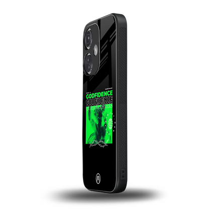 godfidence back phone cover | glass case for oneplus nord ce 3