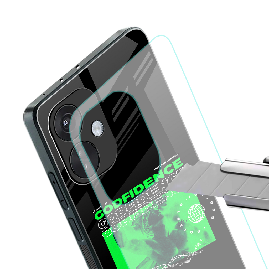 godfidence back phone cover | glass case for oneplus nord ce 3