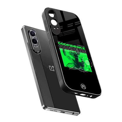 godfidence back phone cover | glass case for oneplus nord ce 4 lite