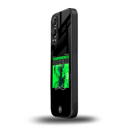 godfidence back phone cover | glass case for oneplus nord ce 4 lite