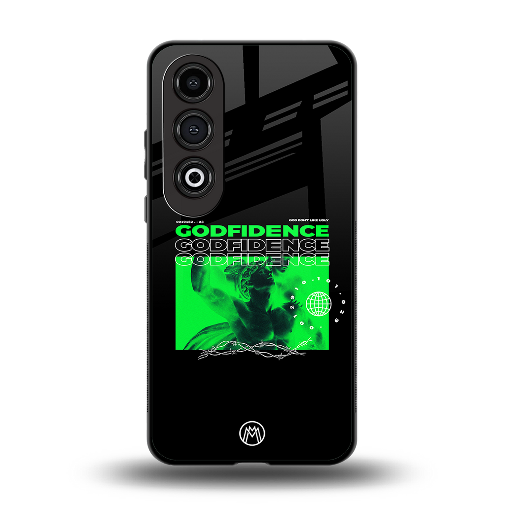 godfidence back phone cover | glass case for oneplus nord ce 4