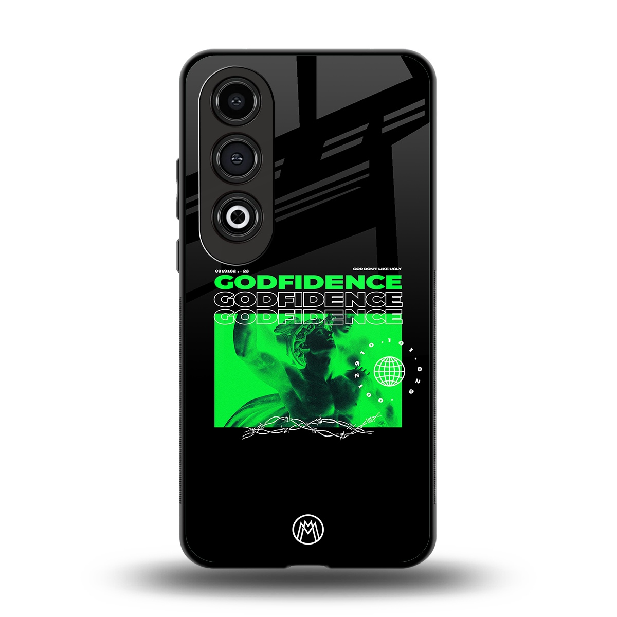 godfidence back phone cover | glass case for oneplus nord ce 4