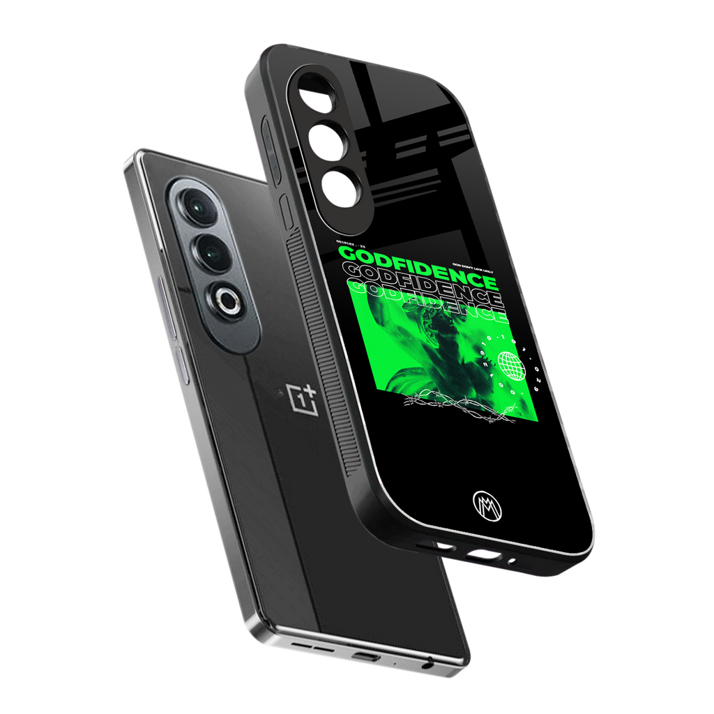 godfidence back phone cover | glass case for oneplus nord ce 4