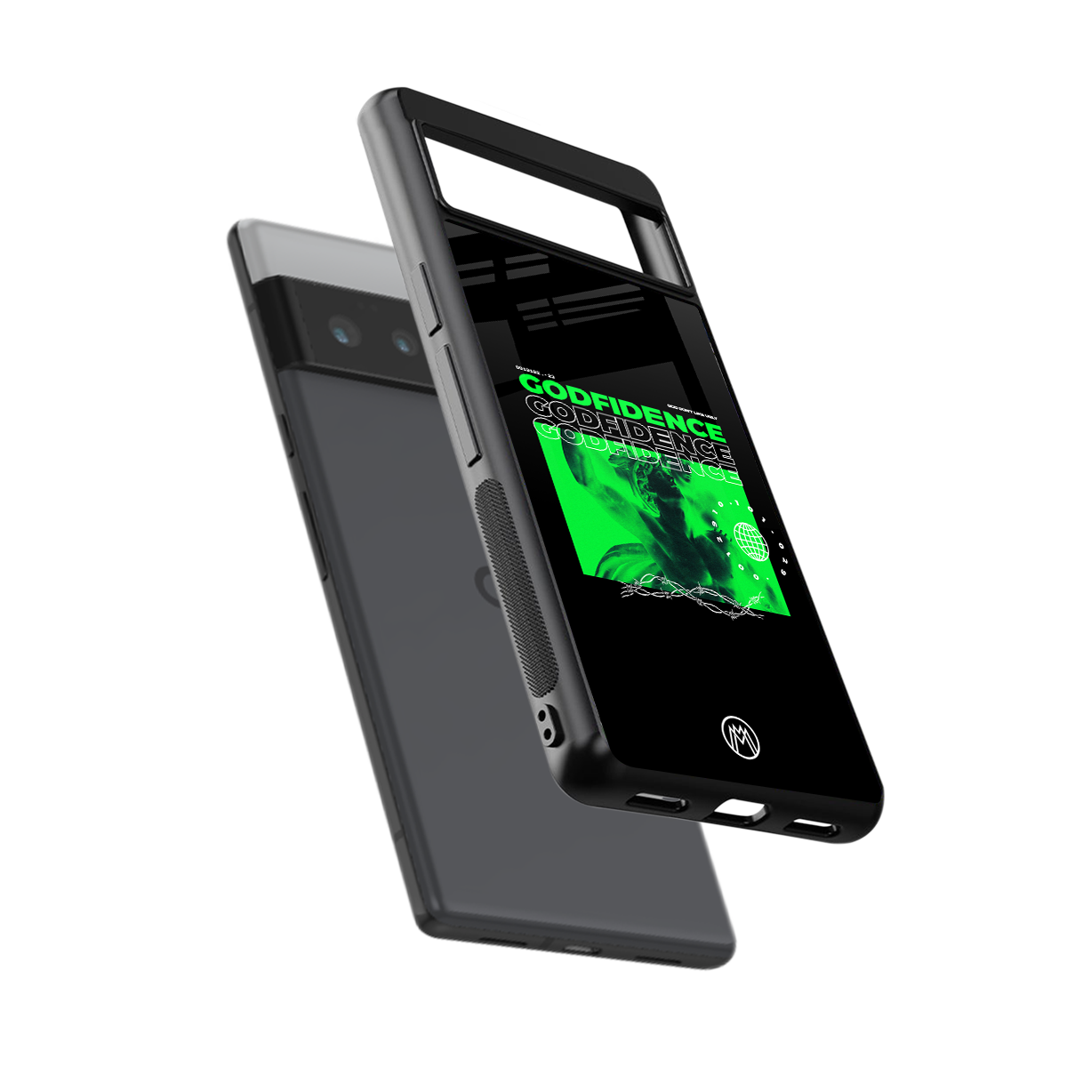godfidence back phone cover | glass case for google pixel 6 pro