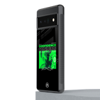godfidence back phone cover | glass case for google pixel 6 pro