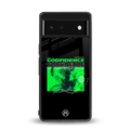 godfidence back phone cover | glass case for google pixel 6