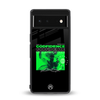 godfidence back phone cover | glass case for google pixel 6