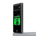 godfidence back phone cover | glass case for google pixel 6