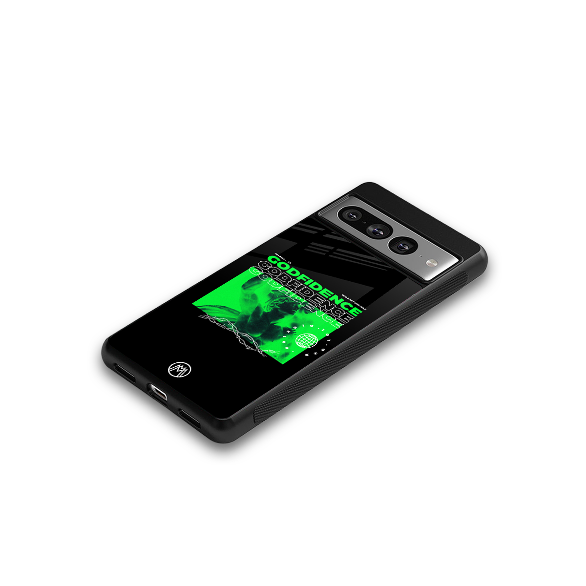 godfidence back phone cover | glass case for google pixel 7 pro