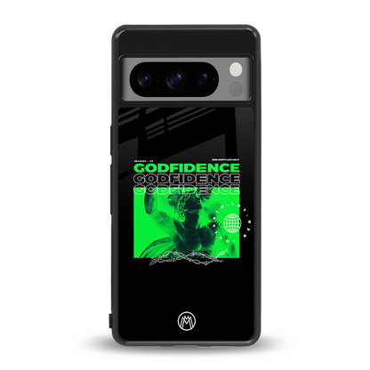 godfidence back phone cover | glass case for google pixel 8 pro