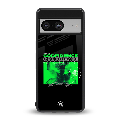godfidence back phone cover | glass case for Google Pixel 8