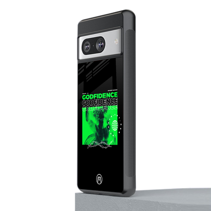 godfidence back phone cover | glass case for Google Pixel 8